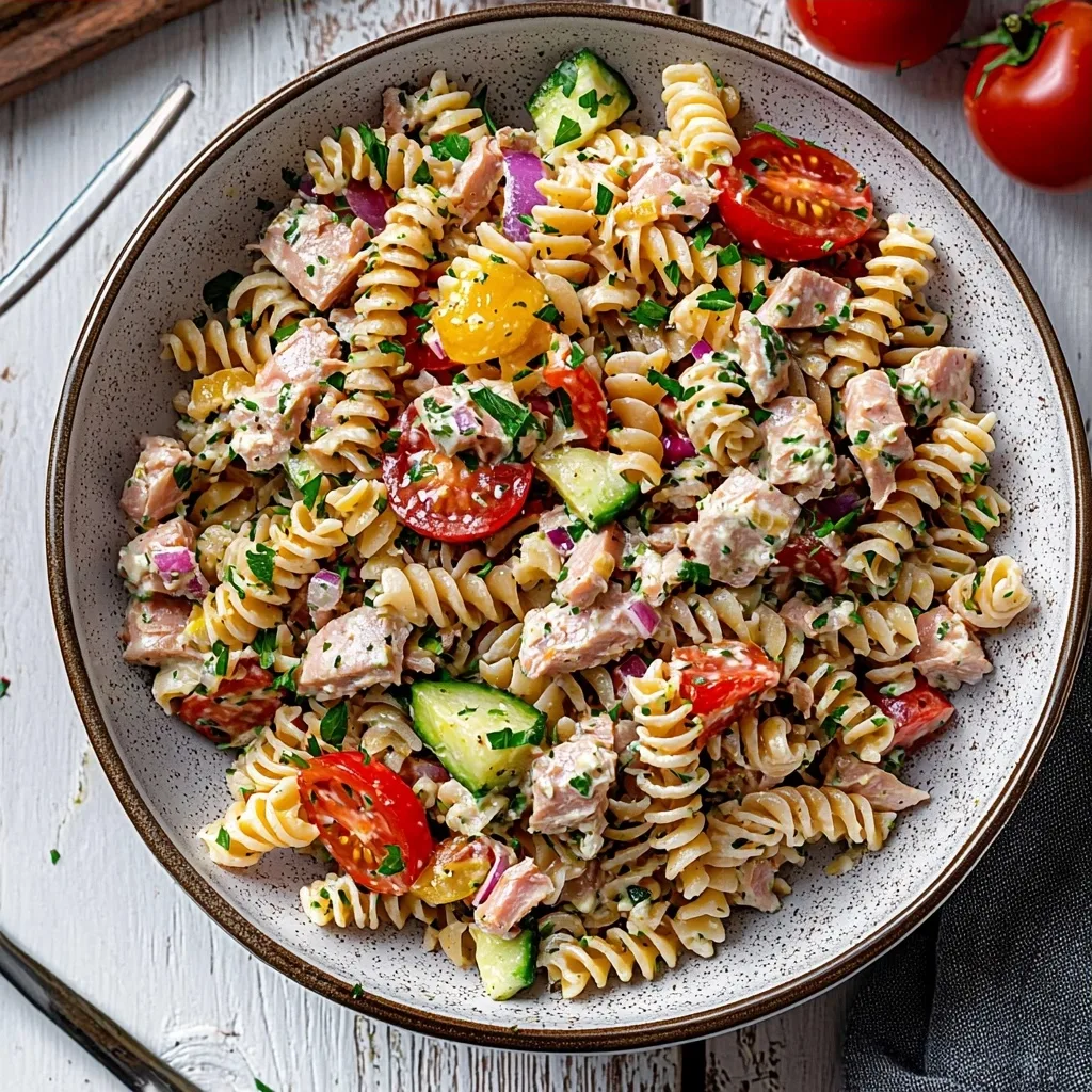 Healthy Tuna Pasta Salad Recipe