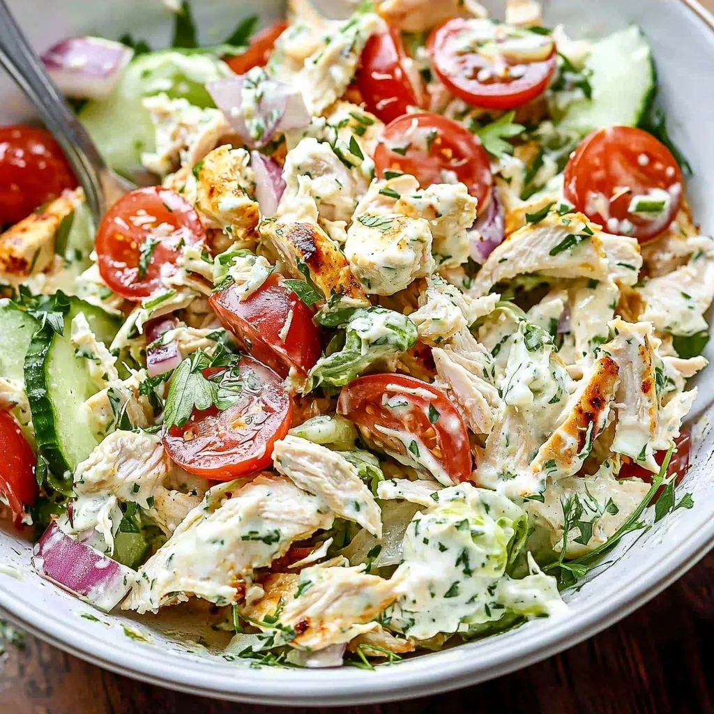 Creamy Greek Yogurt Chicken Salad