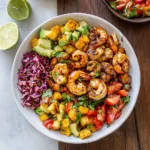 Easy Caribbean Jerk Shrimp Bowls with Pineapple Salsa