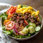 The Best Keto Cheeseburger Salad