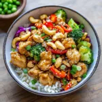Quick Cashew Chicken Bowl Recipe