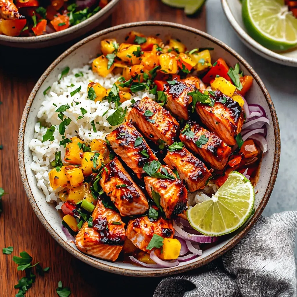 Chili Lime Salmon Bowls: A Nourishing & Zesty Weeknight Favorite