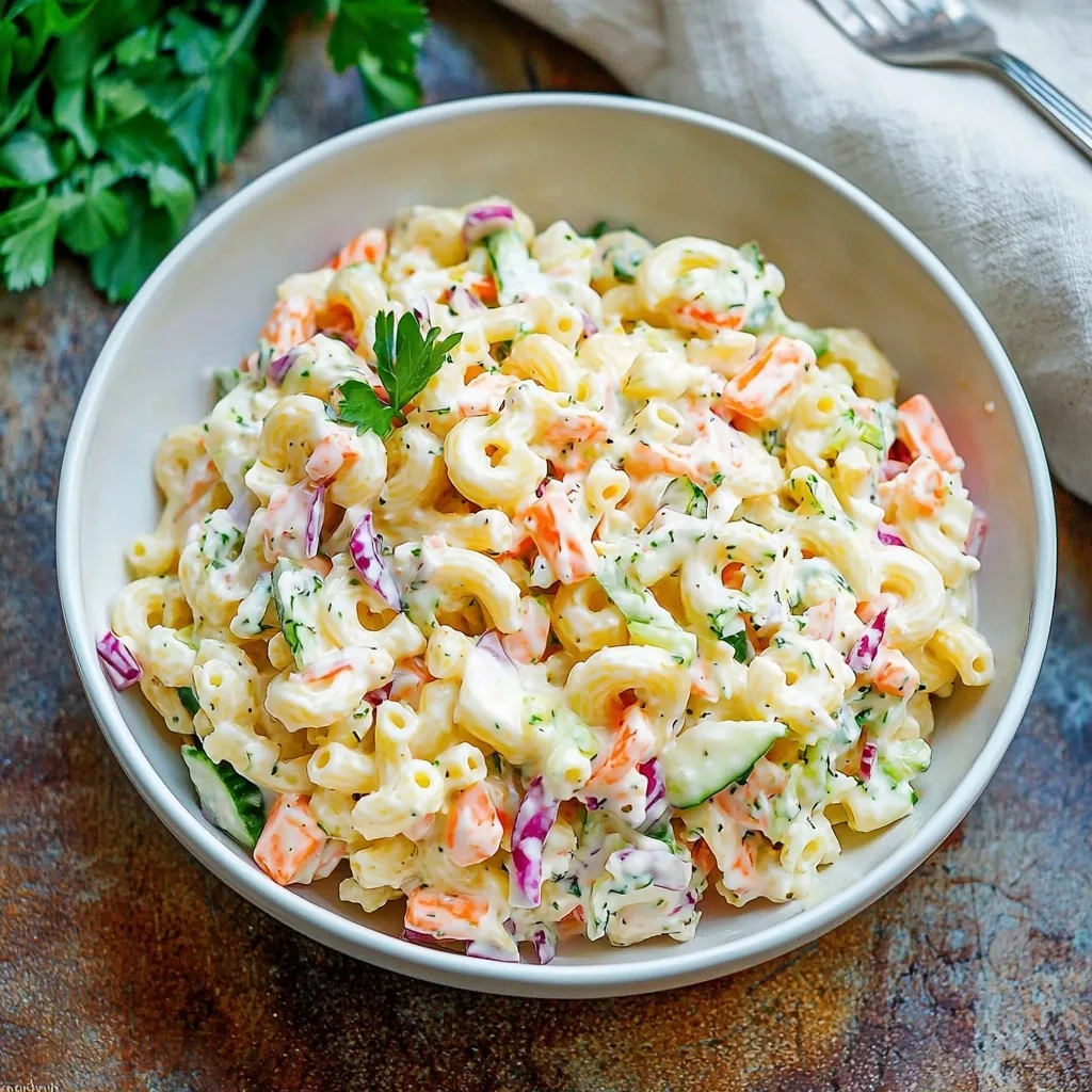 Macaroni Coleslaw Salad: A Crowd-Pleasing Potluck Winner