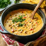 Cheeseburger Soup with Velveeta