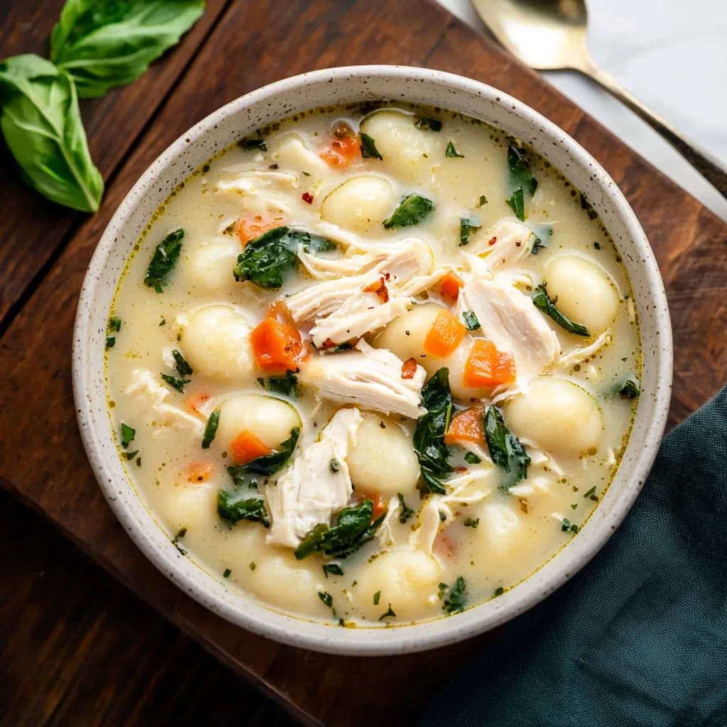 Easy Chicken Gnocchi Soup