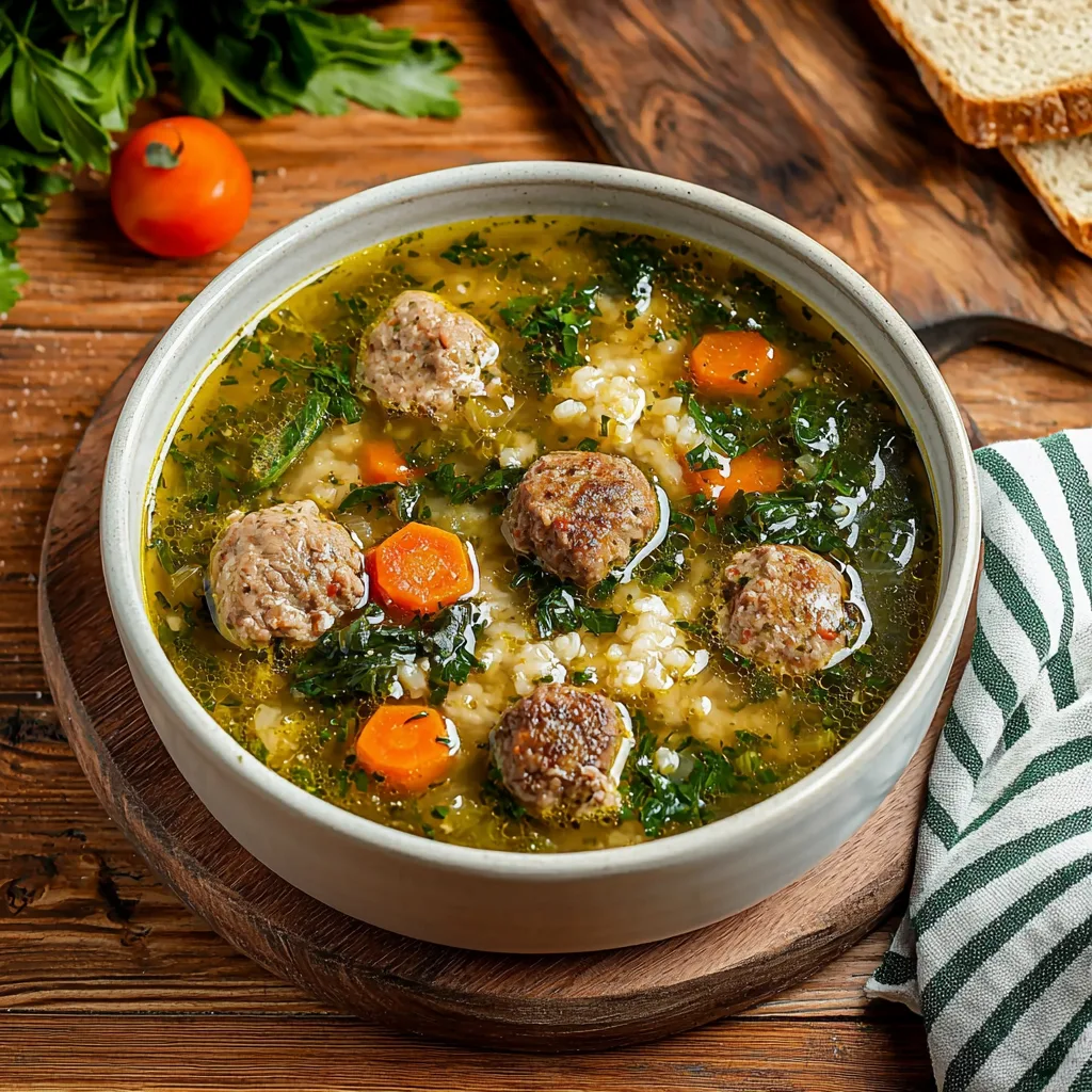 Slow Cooker Italian Wedding Soup