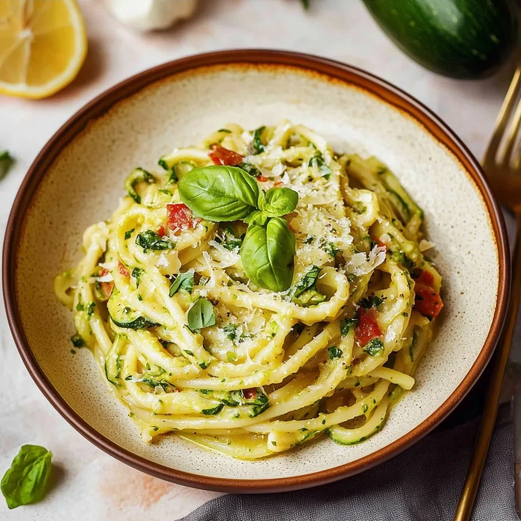 Velvety Zucchini Pasta Sauce: A Light & Nourishing Weeknight Delight