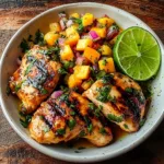 Honey Lime Chicken with Mango Salsa