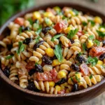 Irresistible Cowboy Caviar Pasta Salad