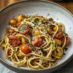 Easy Cherry Tomato Bruschetta Pasta Recipe