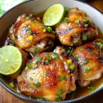 Honey Lime Chicken Thighs: The Easiest Skillet Meal
