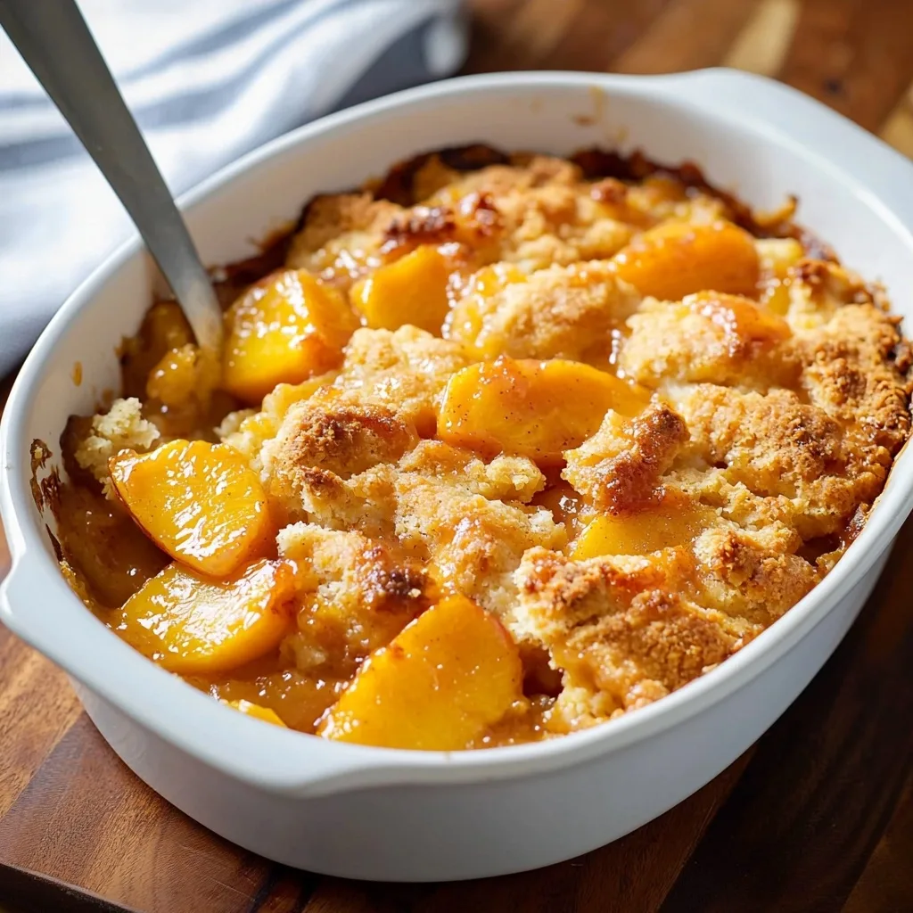 The Best Classic Peach Cobbler Recipe