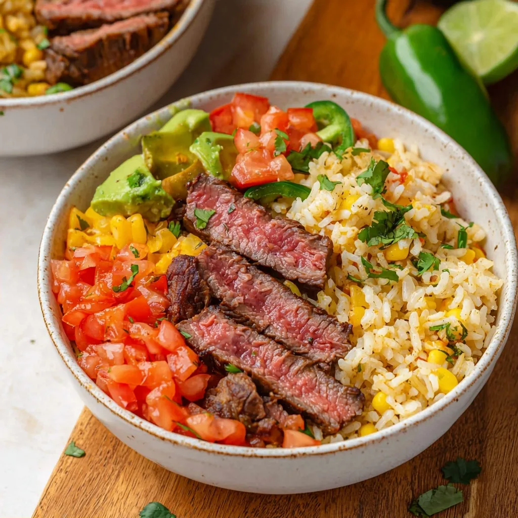 Tex-Mex Steak and Rice Bowls: A Flavorful Weeknight Delight