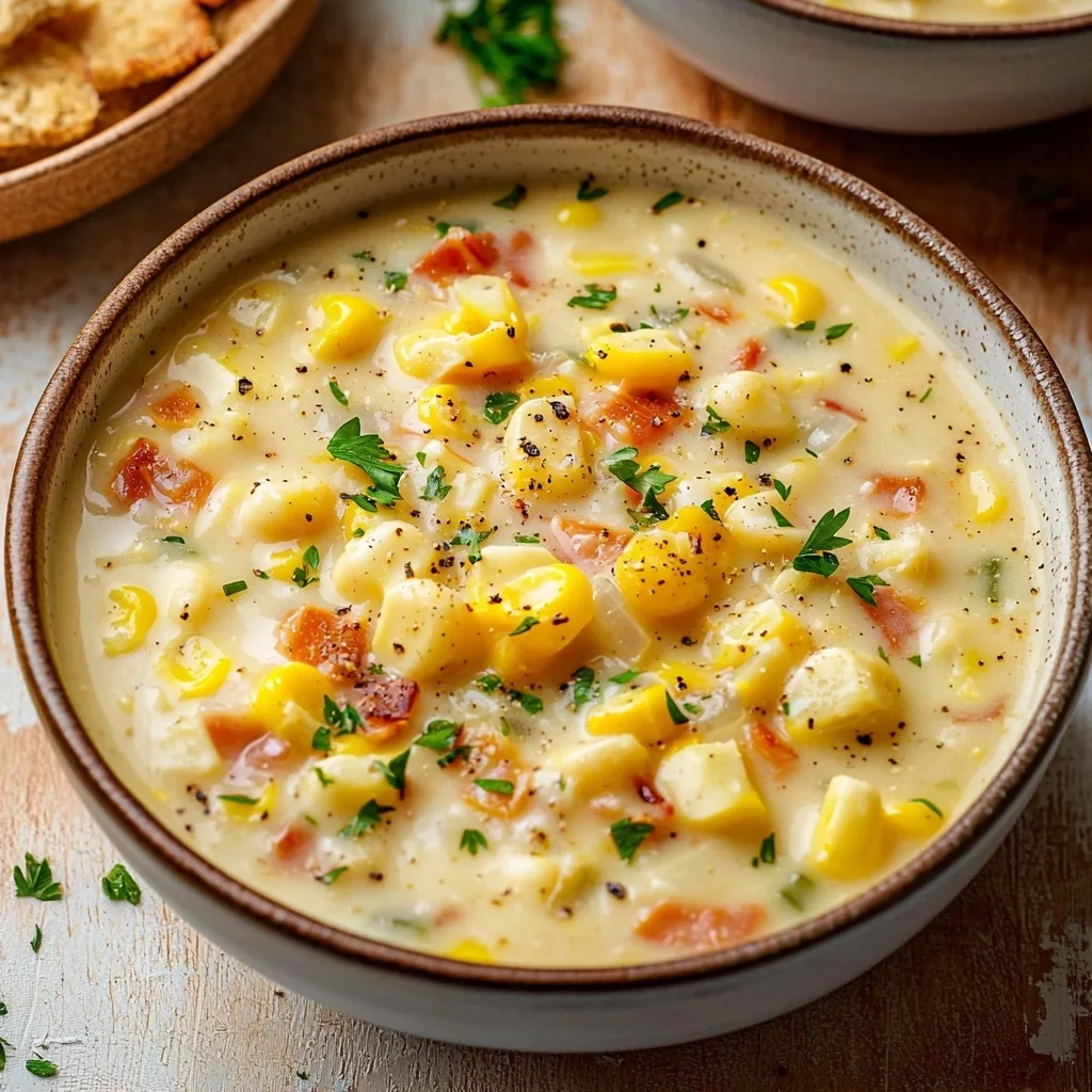 Creamy Corn Chowder: A Cozy and Nourishing Recipe