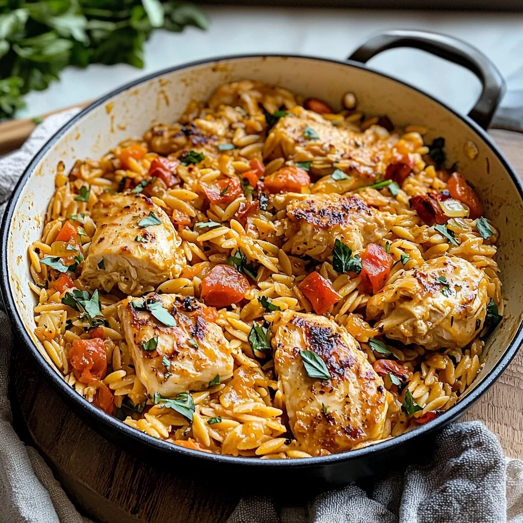 One-Pan Marry Me Chicken Orzo