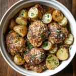 Slow Cooker Garlic Parmesan Chicken and Potatoes