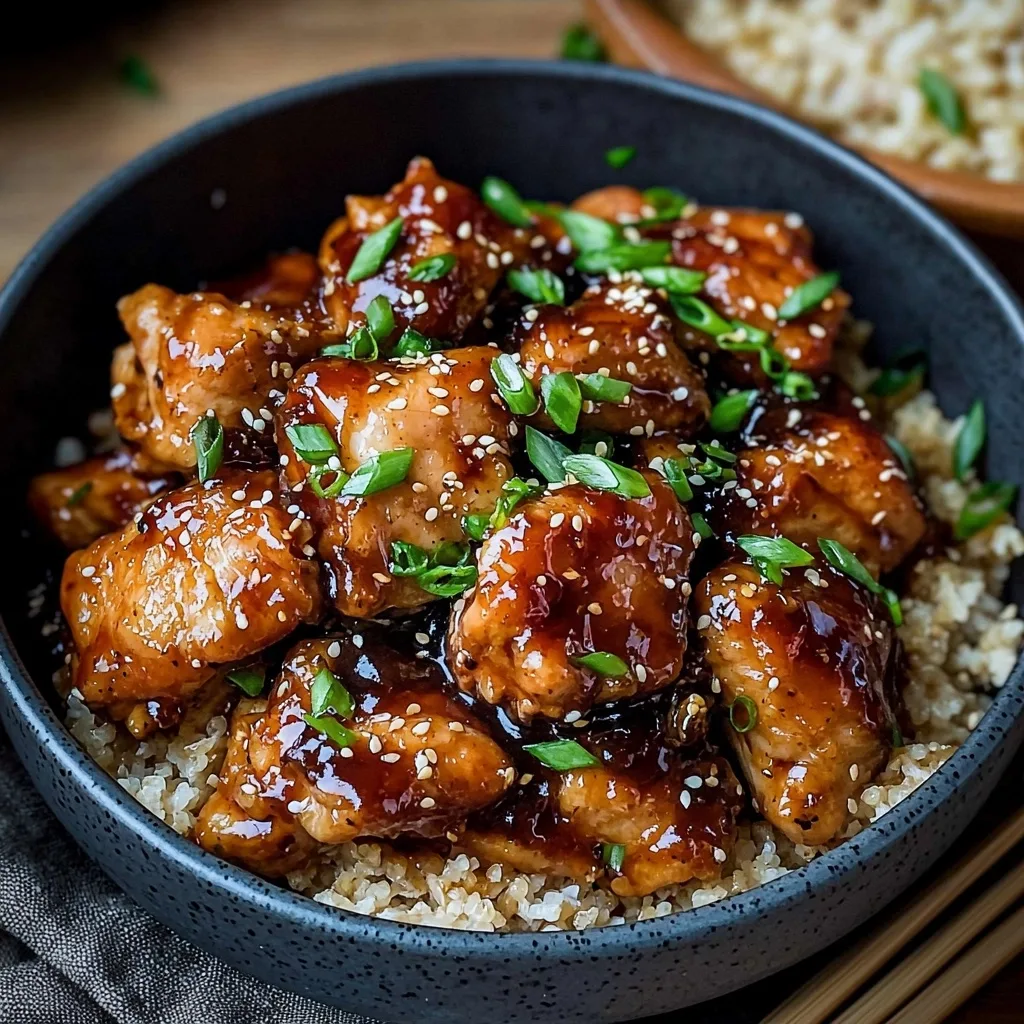 Slow Cooker Honey Garlic Chicken Recipe