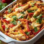 Easy Chicken Fajita Casserole Recipe