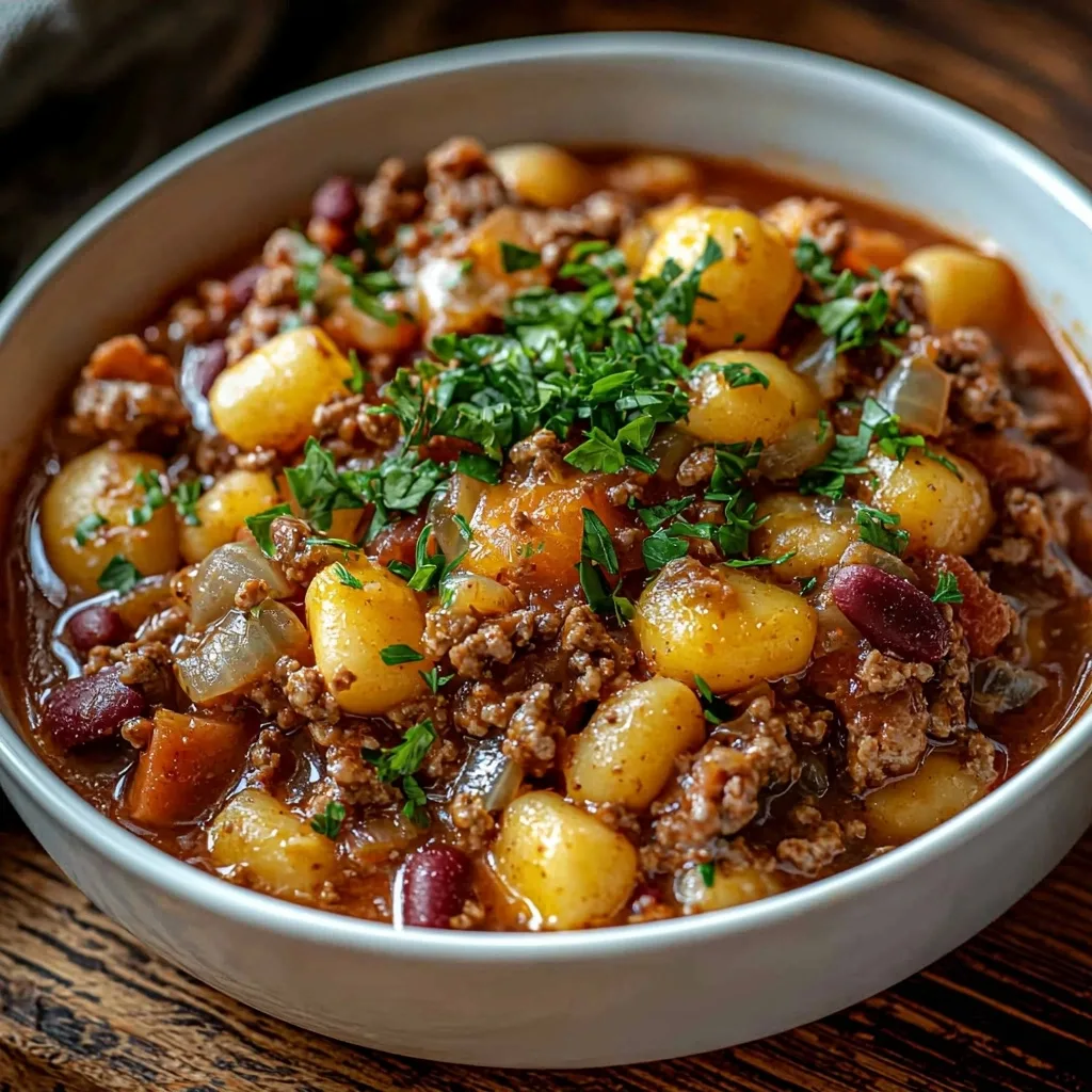 Easy Slow Cooker Cowboy Casserole