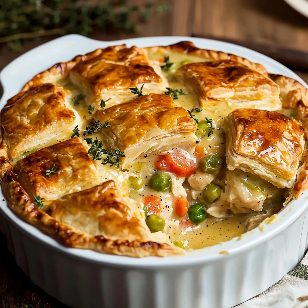Easy Homemade Chicken Pot Pie Casserole