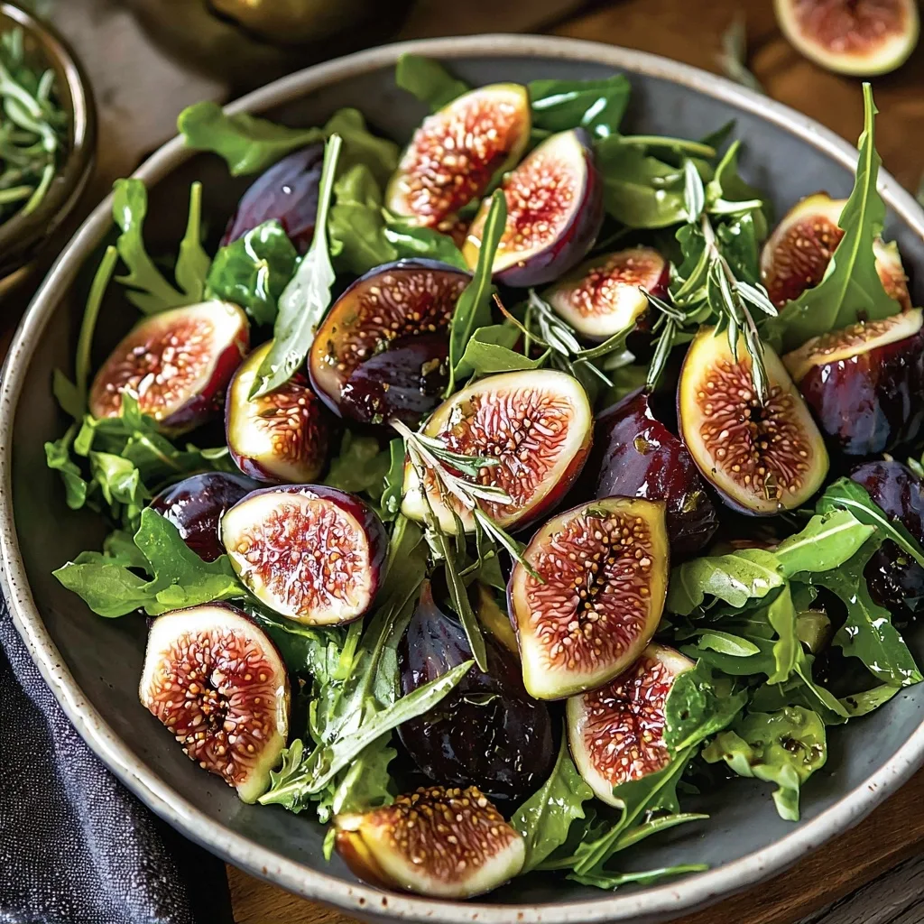 Fig Salad With Rosemary Vinaigrette