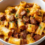 Cozy Butternut Squash and Sausage Pasta