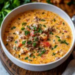 Low Carb Cheeseburger Soup