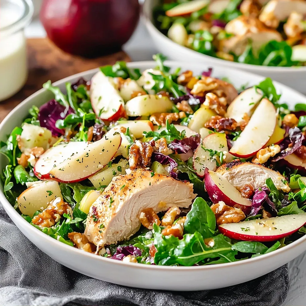 Chicken Harvest Salad with Apples