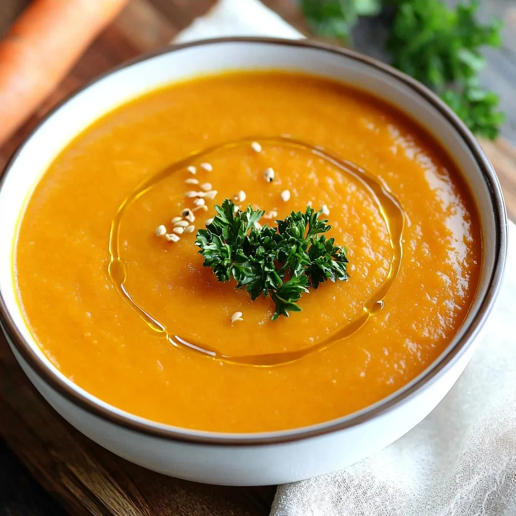 Effortless Slow Cooker Carrot Soup for Nourishing Meals