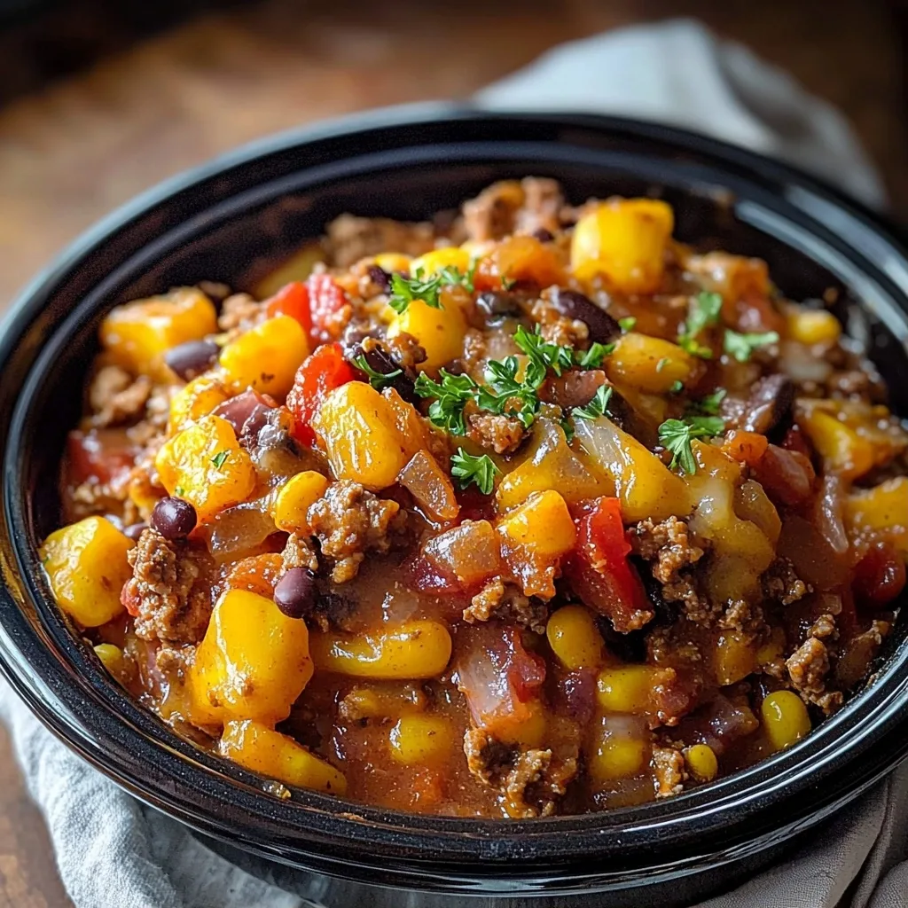 Hearty Crock Pot Cowboy Casserole: A Family Favorite