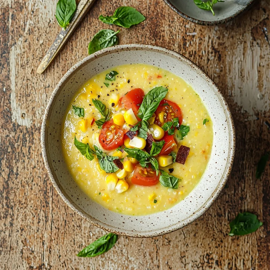Summer Sweet Corn Gazpacho: A Refreshing Taste of Sunshine