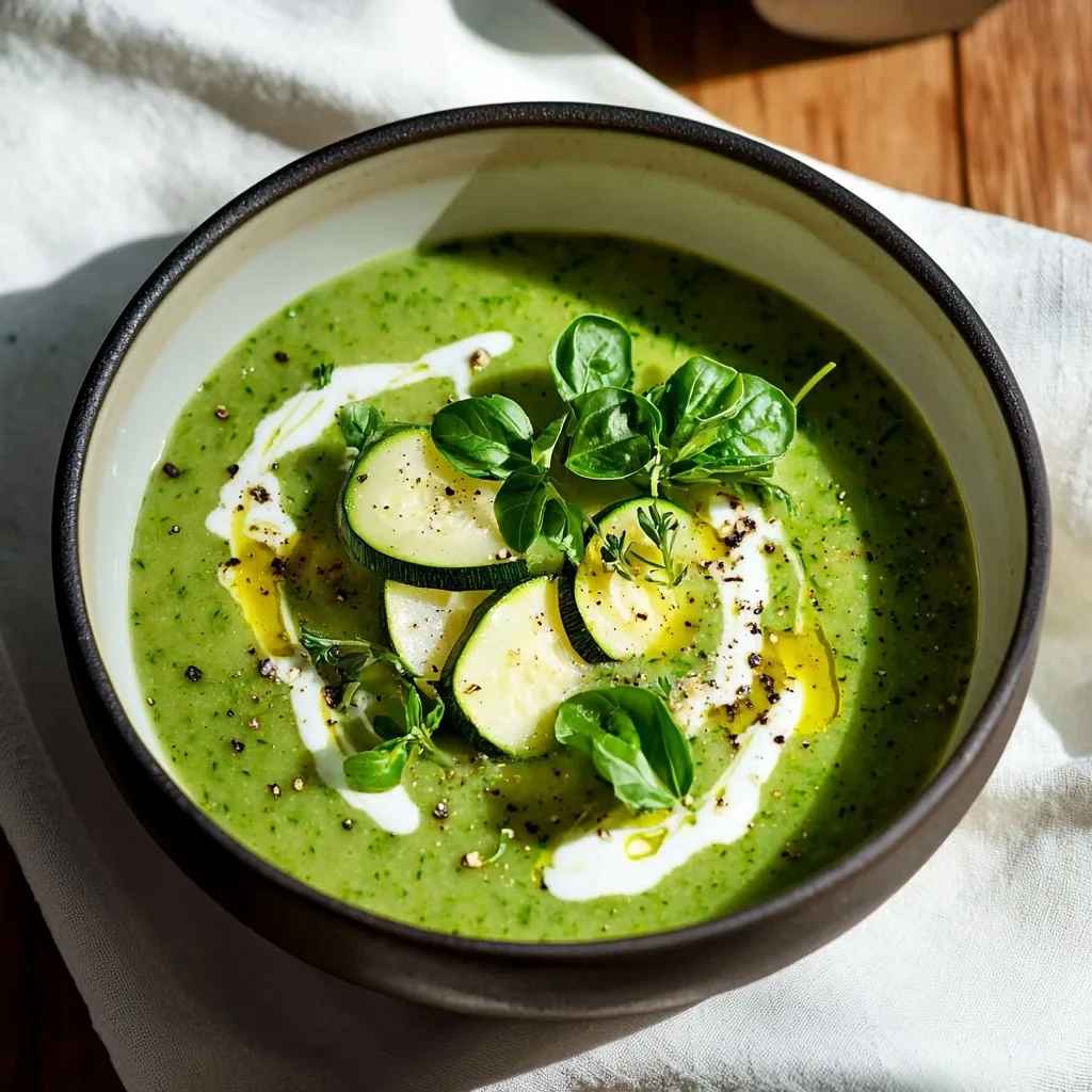 Chilled Zucchini Soup: A Refreshing &amp; Nourishing Summer Delight