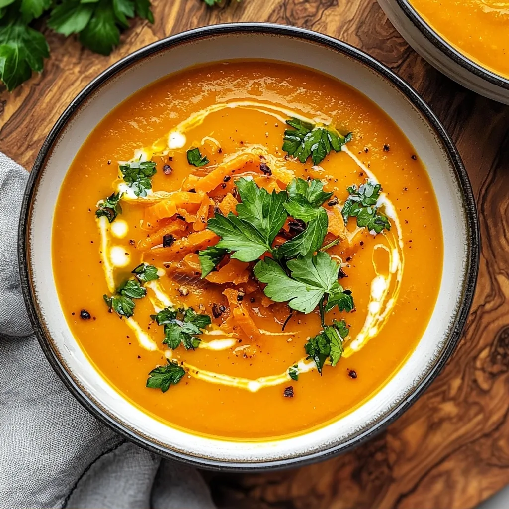 Nourishing Carrot Ginger Soup: A Hug in a Bowl