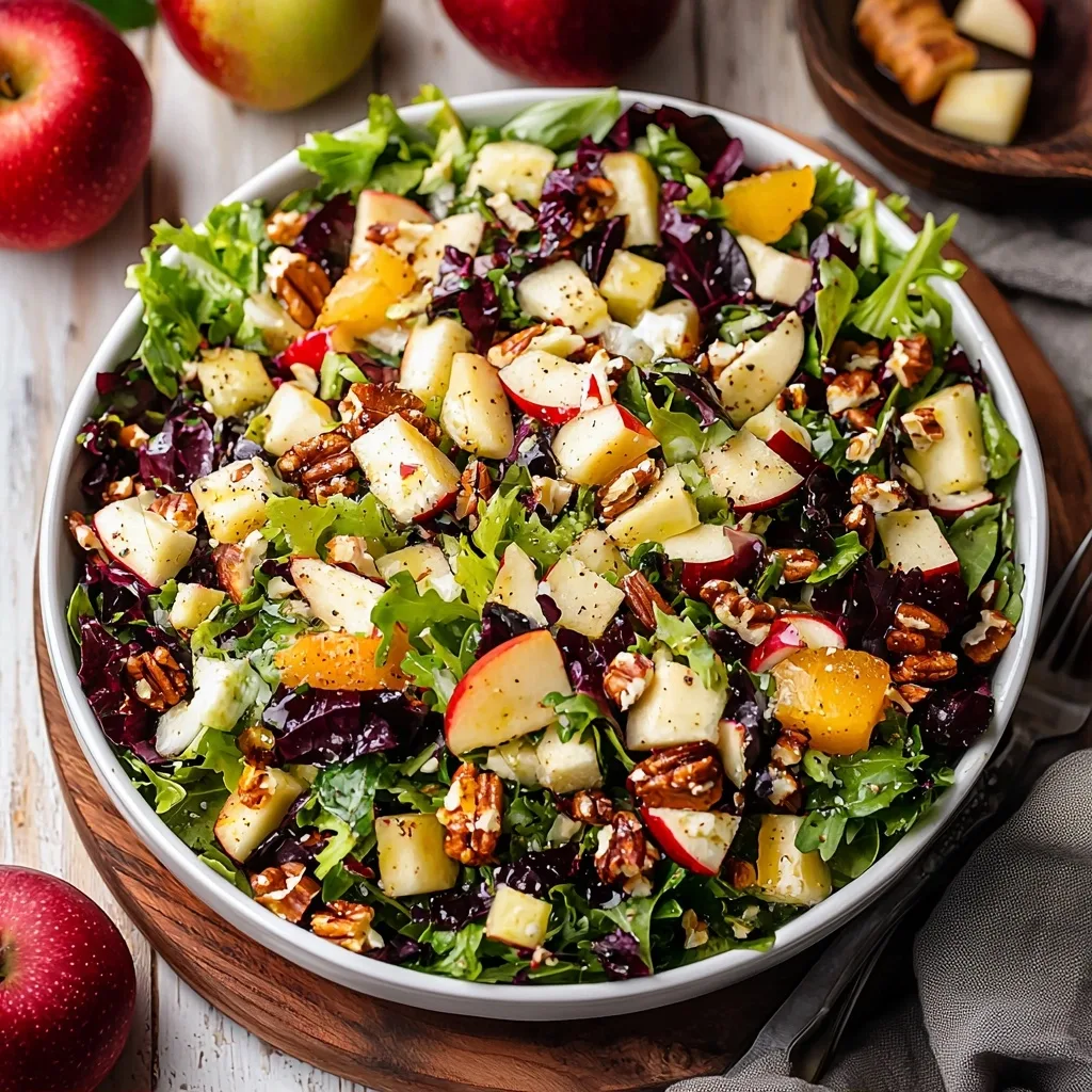 Fall Harvest Salad with Apple Cider Vinaigrette: A Nourishing Autumn Delight