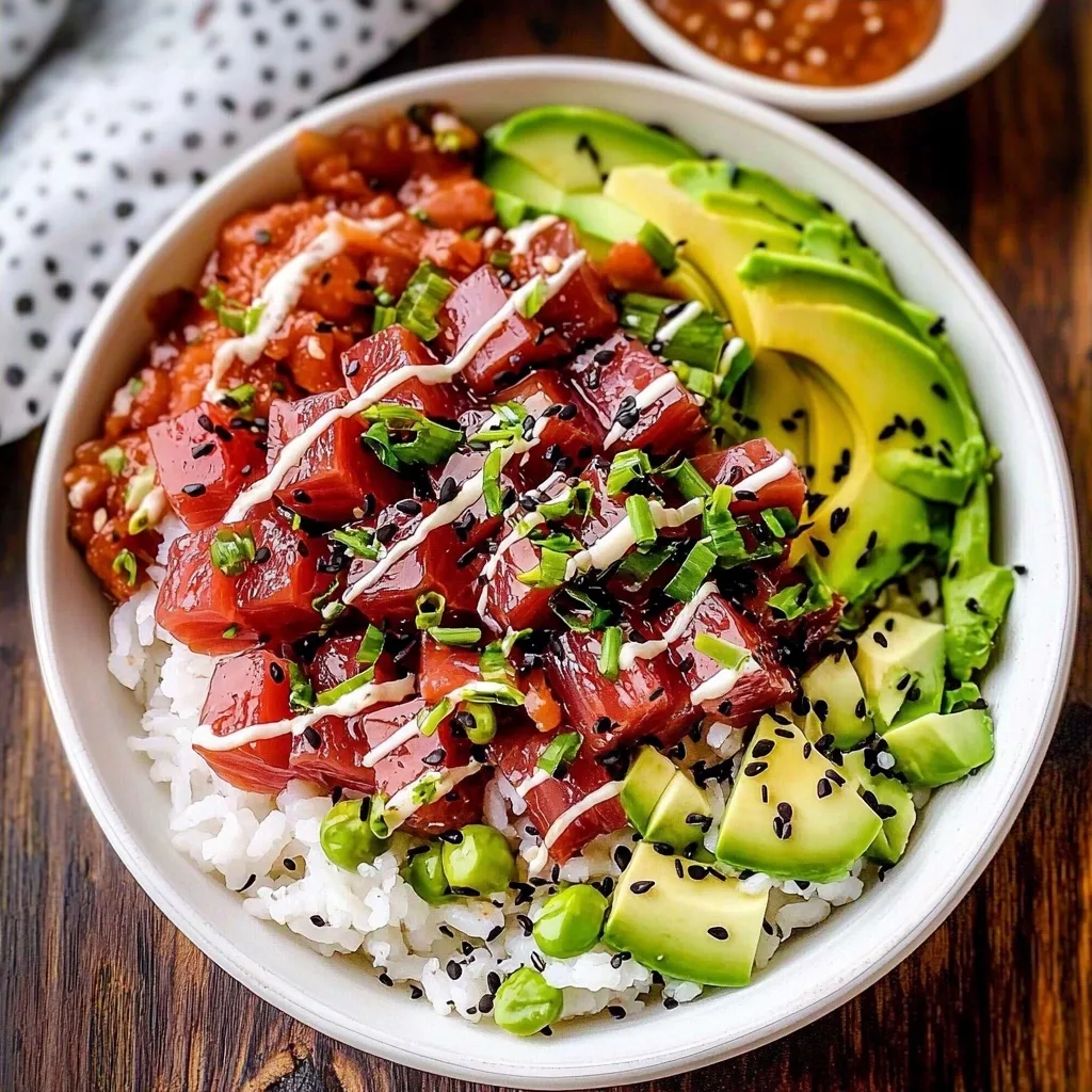 Spicy Tuna Poke Bowl