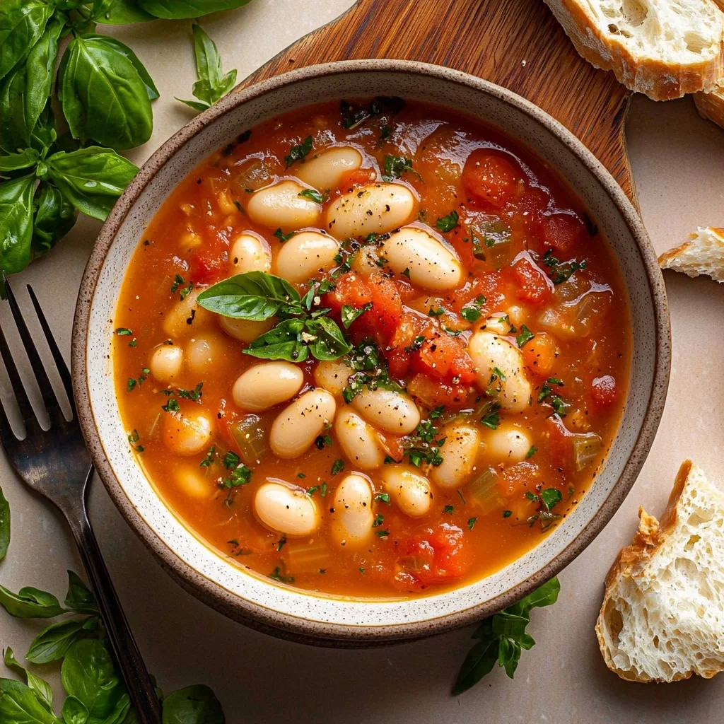 White Bean and Tomato Soup