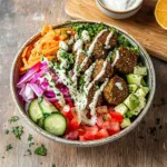 Falafel Bowl With Falafel That Won't Fall Apart!
