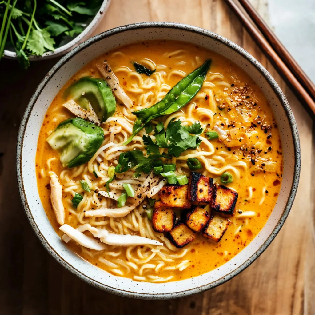 Creamy Coconut Curry Ramen