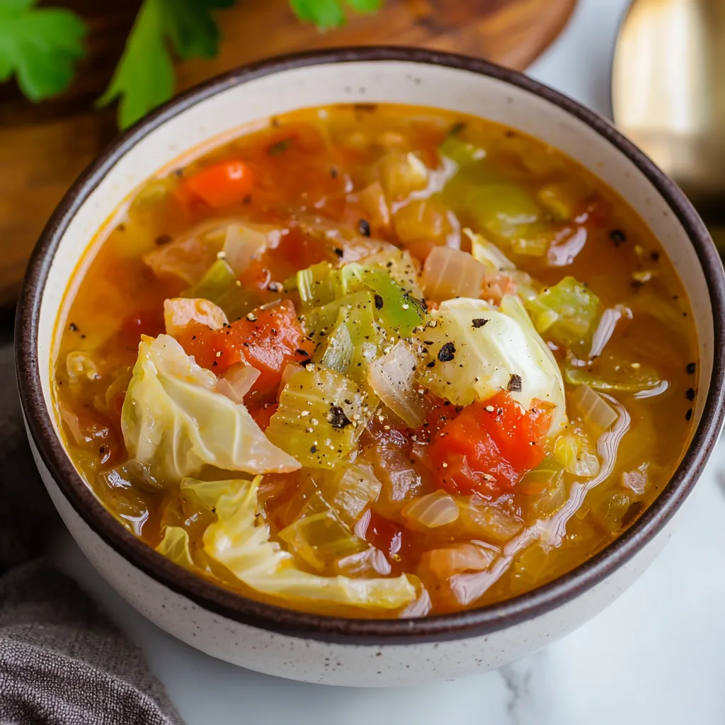 Detox Cabbage Soup (Sacred Heart Soup Diet Plan)