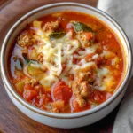 Italian Sausage Pizza Soup