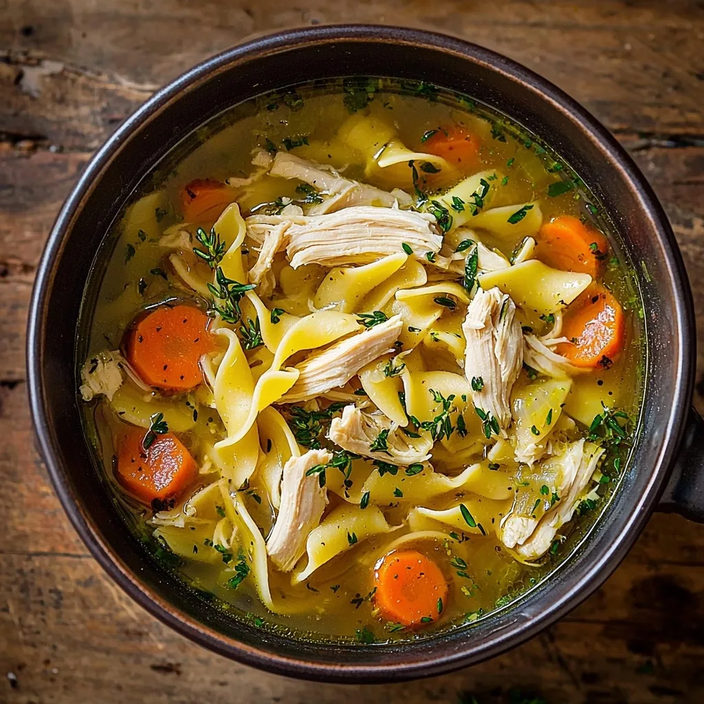 Easy Homemade Chicken Noodle Soup