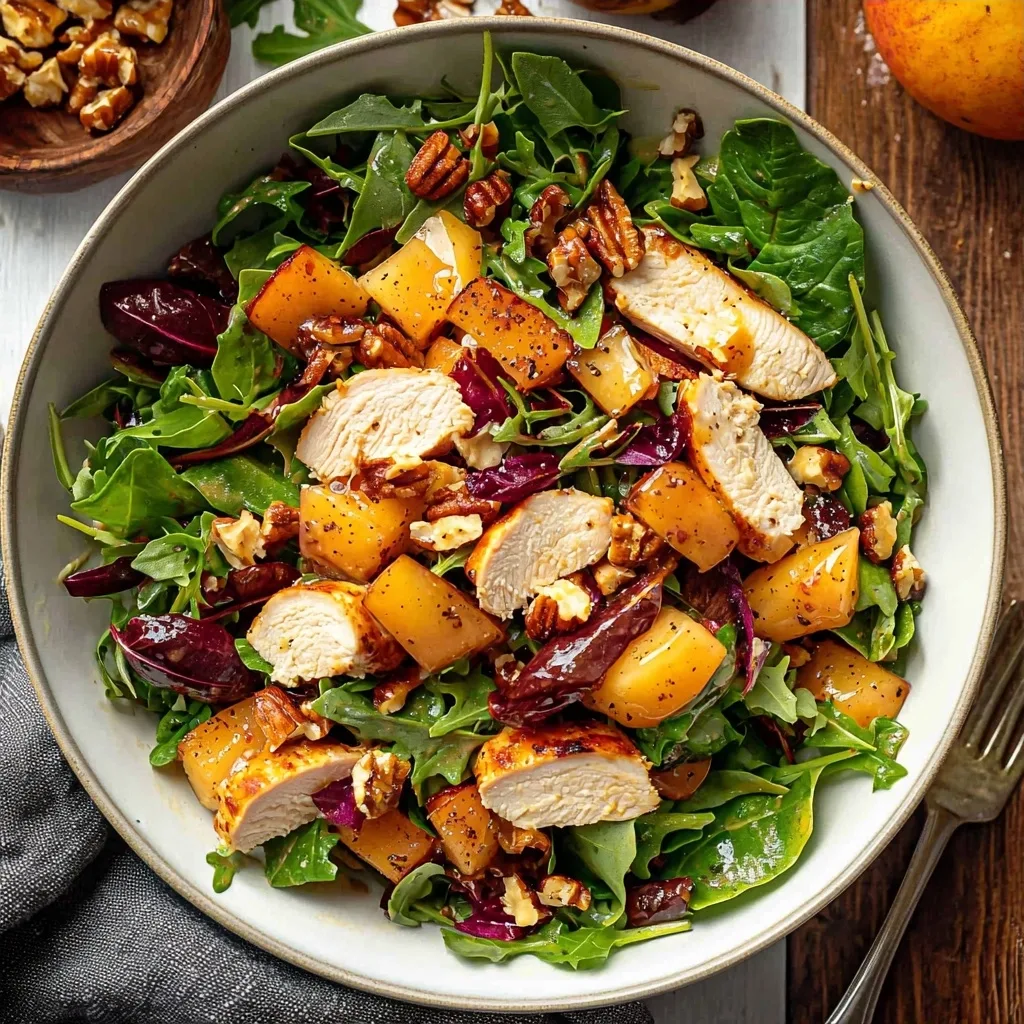 Harvest Chicken Salad With Maple Dijon Dressing