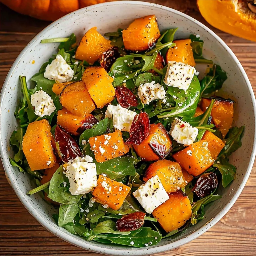 Roasted Pumpkin and Feta Salad
