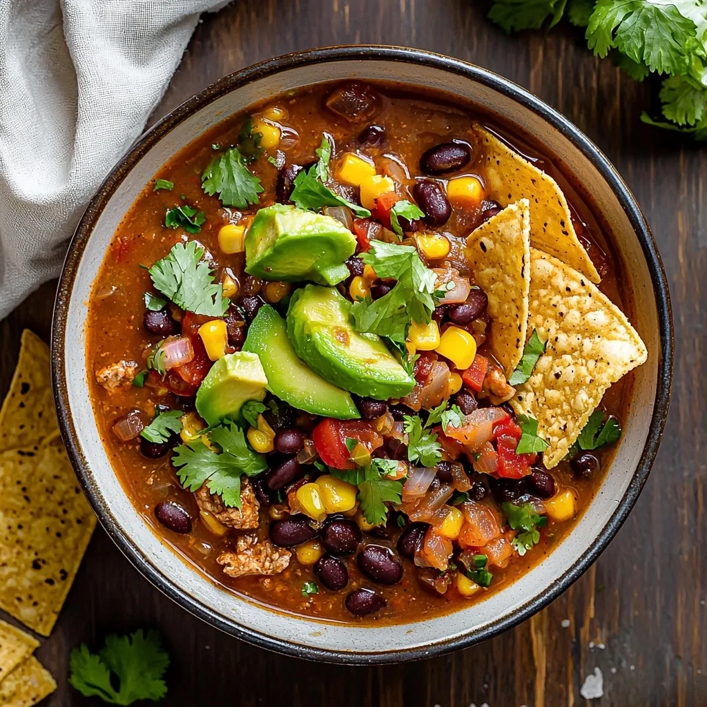 Easy Vegan Taco Soup