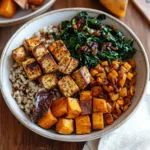 Fall Harvest Tofu Sweet Potato Bowl