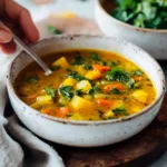 Anti-Inflammatory Veggie Soup with Turmeric