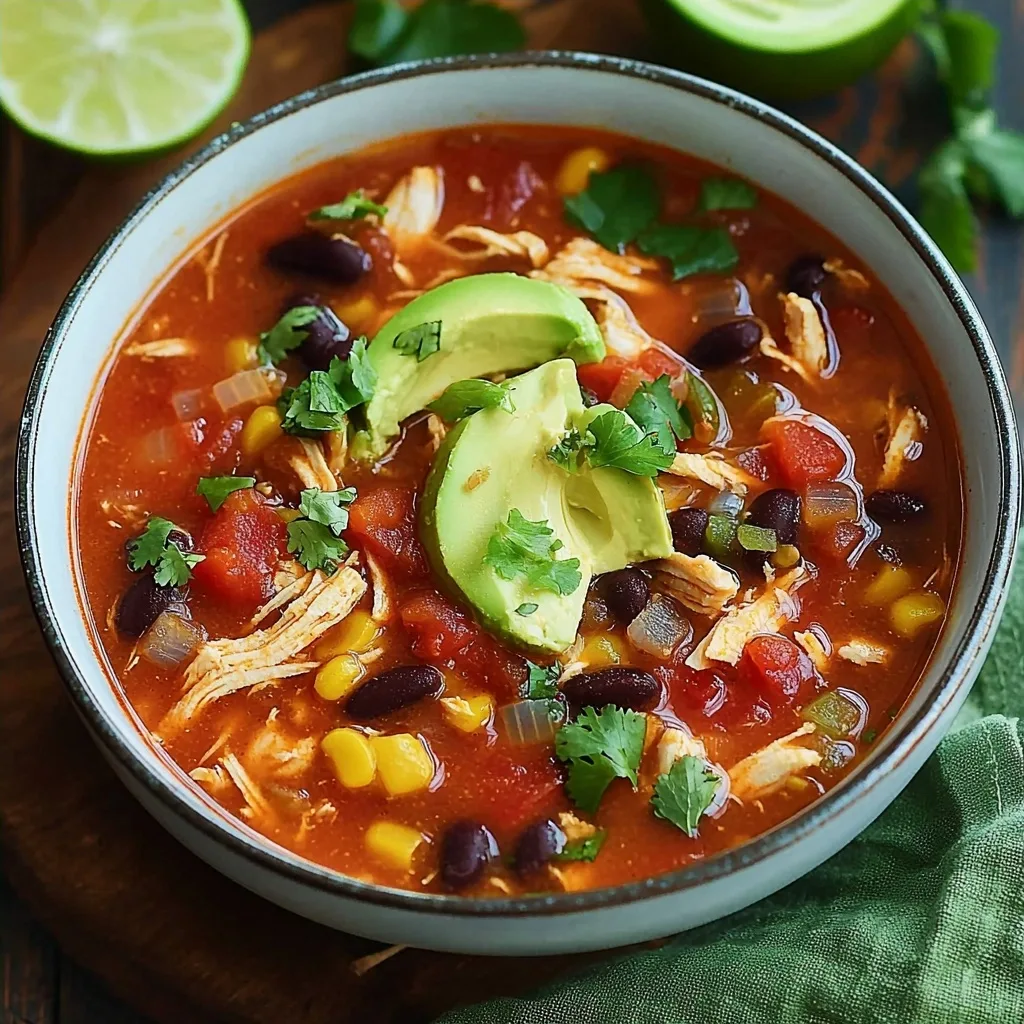 The Best Slow Cooker Chicken Tortilla Soup