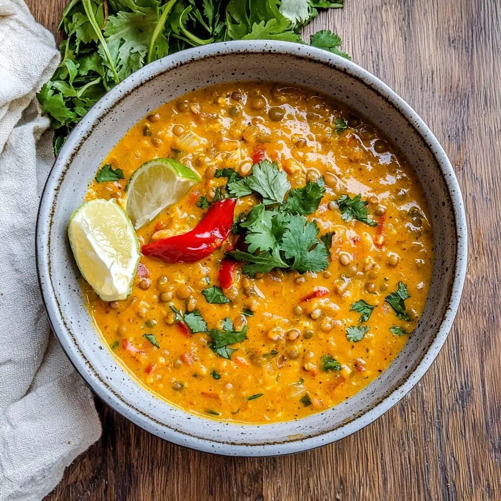 Coconut Curry Lentil Soup