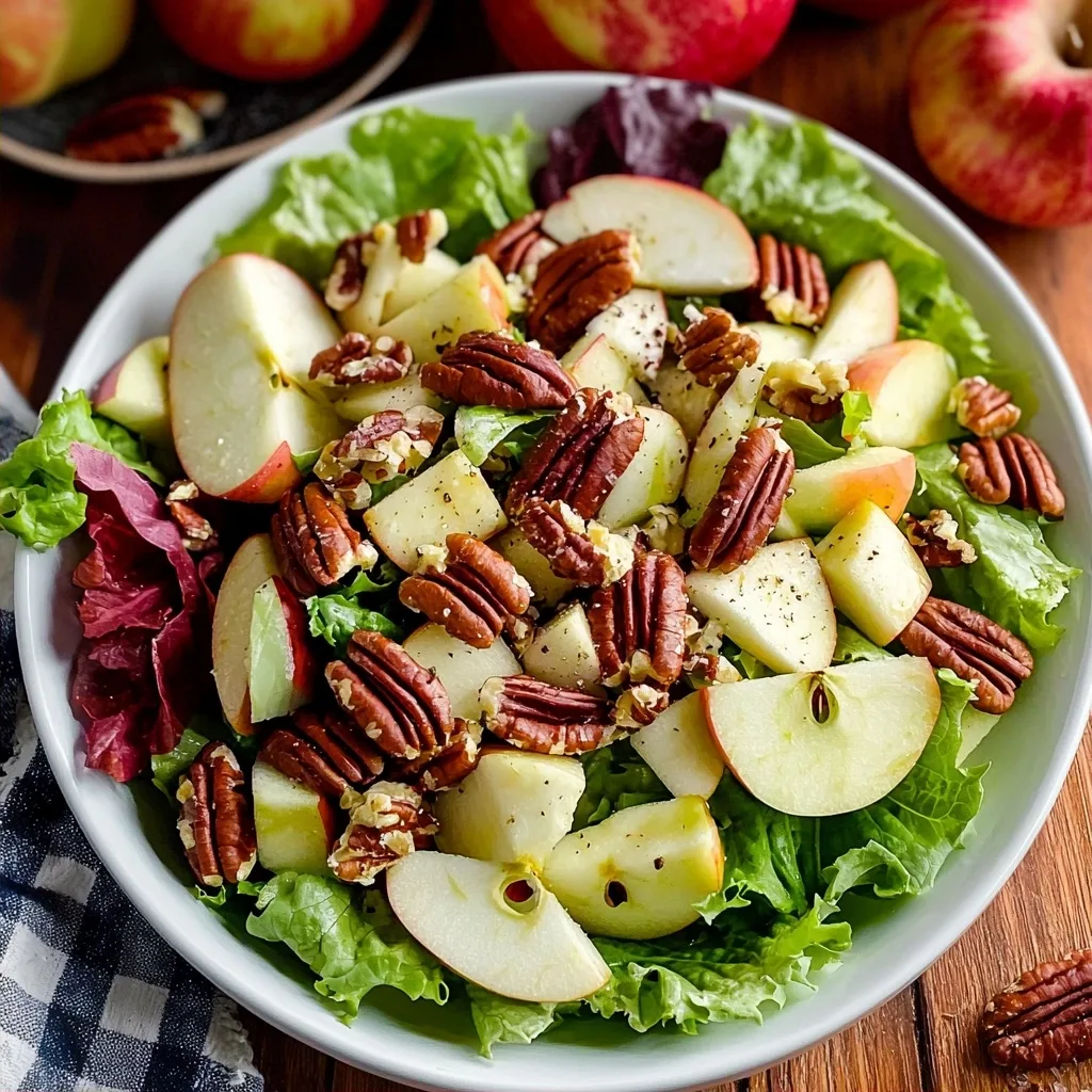 The Best Apple Pecan Fall Salad