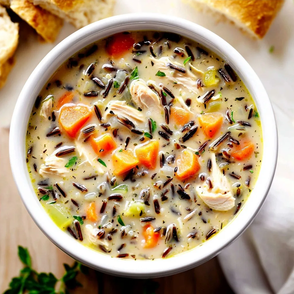 Creamy Chicken and Wild Rice Soup